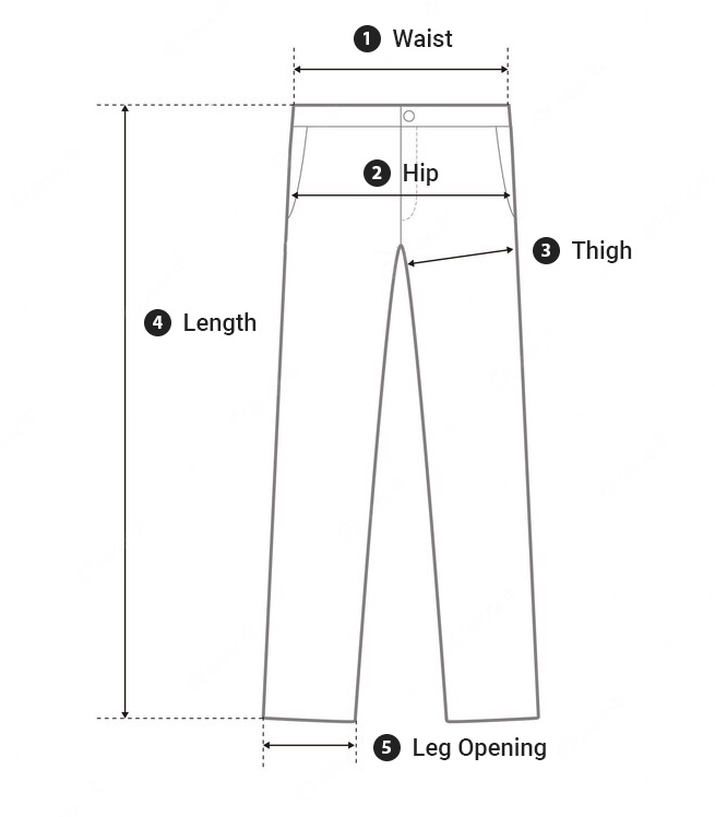 Alovz cloth size guide